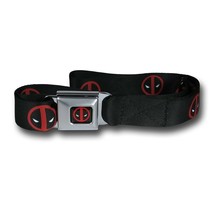 Deadpool Symbols Seatbelt Belt Black - £24.76 GBP