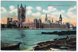 United Kingdom UK Postcard London Houses Of Parliament Made in Germany - £1.74 GBP