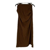 Zara Women&#39;s Brown Strapless Midi Dress Size M - £18.64 GBP