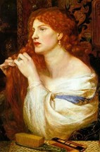 Aurelia; Fazio&#39;s Mistress by Dante Gabriel Rossetti - Art Print - £17.30 GBP+