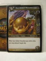 (TC-1567) 2007 World of Warcraft Trading Card #206/246: Sun-Gilded Shouldercaps - $1.00