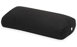 Black Color Meditation Rectangular Pillow Yoga Bolster Supports Body (a) - £118.42 GBP