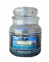 Yankee Candle Ocean Water Housewarmer Candle Black Band 14.5 oz Medium Jar NEW - £19.09 GBP