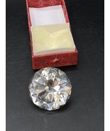 Diamond Shaped Clear Heavy 60m Synthetic Crystal Paperweight Glass - $33.72 CAD