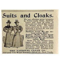 National Cloak Co Suits Cloaks 1894 Advertisement Victorian Fashion ADBN... - €17,00 EUR