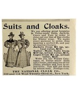 National Cloak Co Suits Cloaks 1894 Advertisement Victorian Fashion ADBN... - $19.99