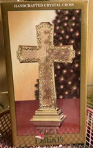 Dillard’s Handcrafted Christmas Crystal Cross 10” x 6” Standing Figure w... - $18.99