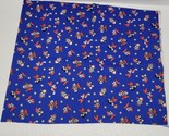 Vintage 1980s SUPER MARIO BROS Nintendo Blue Cotton Fabric - £38.08 GBP