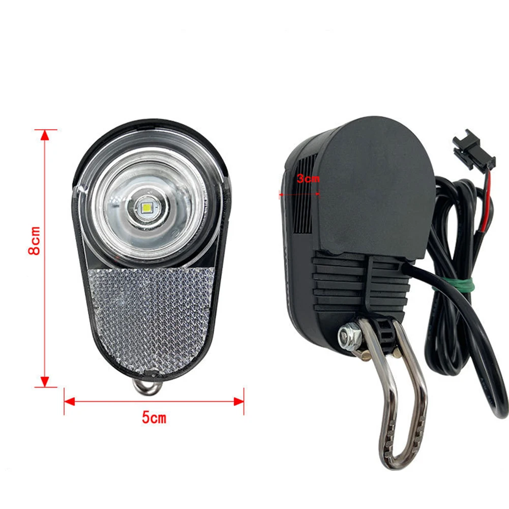 36-48V Electric Bicycle Headlight Front Light Rainproof Turn Signal Safety Light - £11.18 GBP