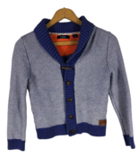 Ted Baker Girls Cardigan Sweater Size 8 Purple Toggle Button Up Thick Knit - $439.20 MXN