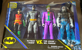 DC Comics, Batman and Robin vs. the Joker &amp; Mr. Freeze 4 Action Figures ... - $39.99