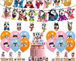 Siberian Husky Party Decorations Suit Funny Husky Theme Birthday Party D... - $35.99