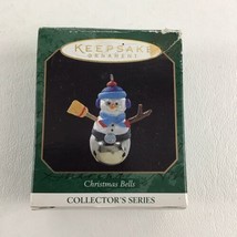 Hallmark Keepsake Miniature Ornament Christmas Bells Snowman New Vintage 1997 - £13.44 GBP