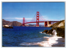 Golden Gate Bridge in San Francisco, California Suspension Bridge Postcard - £3.86 GBP