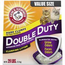 Arm &amp; Hammer Double Duty Scented 29lb Cat Litter. Arm &amp; Hammer Litter Do - $49.63
