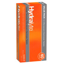 Hydralyte Effervescent Electrolyte 40 Tablets – Orange Flavour - £74.47 GBP