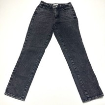 Pacsun Women’s Pants Size 26 Mom Jeans Black Denim Straight - £6.15 GBP