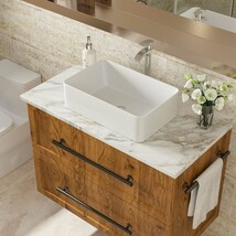 21x14&quot; White Ceramic Vessel Bathroom Sink - $96.99