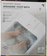 Sharper Image Spa Haven Foot Bath, Heated with Rollers and LCD Display - $3,292.27 MXN