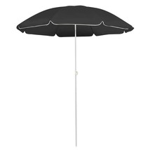 Garden Parasol Anthracite Polyester, Steel 71 in Foldable - $1,461.84 MXN