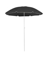 Garden Parasol Anthracite Polyester, Steel 71 in Foldable - €66,83 EUR