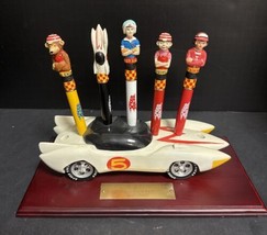 35 Years Of Speed Racer Mach 5 Commemorative Pen Set Spridle Chim Chim Trixie - £252.71 GBP