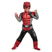 NEW Red Ranger Saban&#39;s Power Ranger Beast Morphers Halloween Costume 2T Toddler - £10.08 GBP
