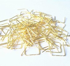 300Pcs Gold Hooks Bead Curtain Accessories Lighting Curtain Metal Connector 12mm - £8.20 GBP