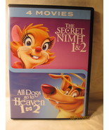 DVD Set: 4-movie Collection- Secret of Nimh 1, 2 &amp; All Dogs Go To Heaven... - £7.96 GBP