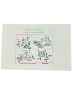 Patternbee Embroidery Transfers Vintage Pattern Reprint Flora &amp; Fauna Bi... - £9.87 GBP