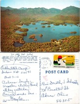 New York Elk Lake Mt. Marcy Mt. Haystack Posted OH Baseball Stamp VTG Postcard - £7.37 GBP