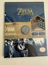 Nintendo Thinkgeek Legend of Zelda Coin Collector&#39;s Album Book Master Sword new - £7.90 GBP