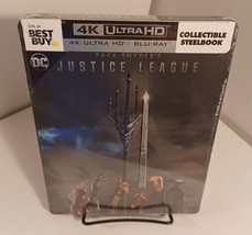 Zack Snyder’s Justice League 4K Collector Steelbook (4K+Blu-ray) NEW-Box S&amp;H - £61.31 GBP