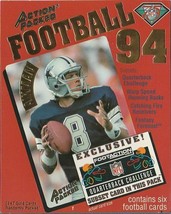Troy Aikman 1994 Action Packed Package Cover Card # 1 Foot Action Qb - £2.37 GBP