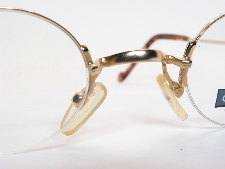 Vintage GIORDANO GA179 C2 Gold UNIQUE RARE EYEGLASSES GLASSES FRAME 40-35-137mm Item image 10