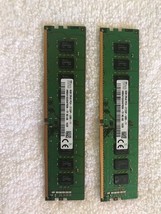Lot of 2 SK hynix 8GB 2Rx8 2133MHz 288-pin DIMM DDR4 RAM Memory HMA41GU6... - $59.99