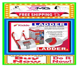 ✅???Sale❗️??Kiddie Portable Ladder Emergency Saftey Ladder??Buy Now❗️?? - £71.76 GBP