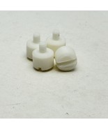 IBM Selectric part 1174008 SERVICE FEET USED White COLOR SET OF 4 - $419.48 MXN