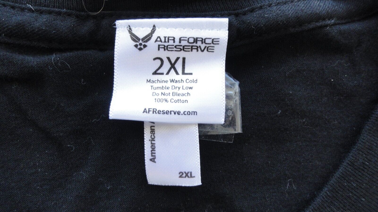 Primary image for DISCONTINUED USAF AIR FORCE RESERVE UFC FIT BLACK SHIRT 2XL