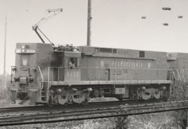 Pennsylvania Railroad PRR #4460 GE E-44 Locomotive Train B&amp;W Photo Norristown PA - £7.56 GBP