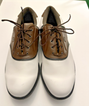 FootJoy FJ Originals Golf Shoes 45330 White Brown Black Men’s Size 13W - $26.99