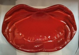 Williams Sonoma Red Crab Plate Bowl Dish Great Shape! - $15.95