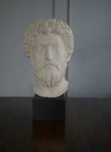 Marcus Aurelius Roman Emperor bust Museum Replica Reproduction antique stone  - £711.30 GBP