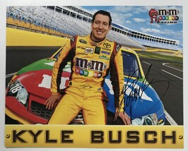 Kyle Busch Signed Autographed Color 8x10 Promo Photo #18 - £39.33 GBP