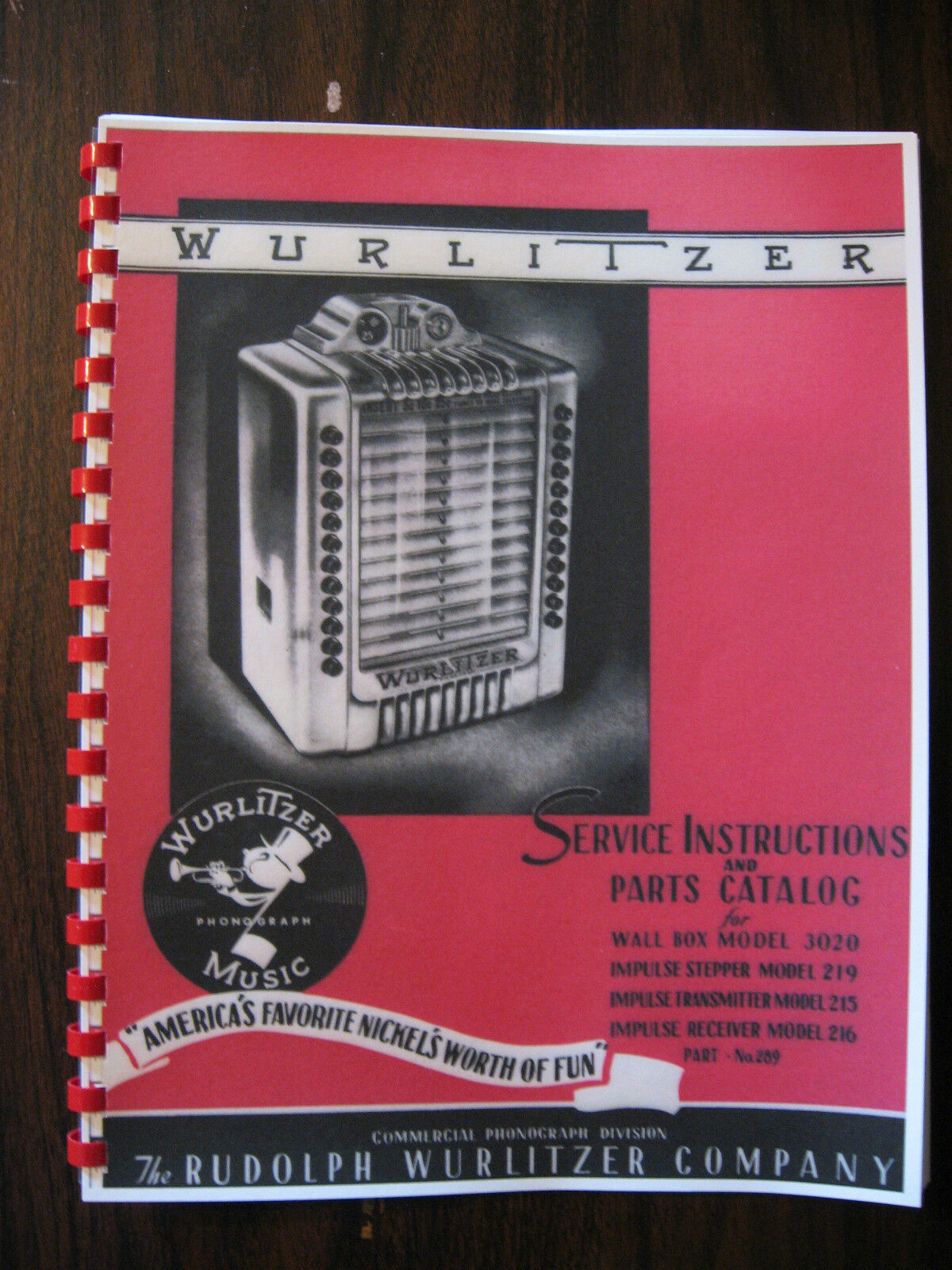 Wurlitzer Wall Box model 3020 -Stepper model 219 -Impulse Transmitter 21... - $19.79