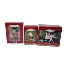  Lot 3 Hallmark Christmas Ornament  Megara And Pegasus Barbie And Kelly Vntg - £14.07 GBP