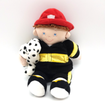 Baby Gund Flynn 58647 Fireman Stuffed Plush Doll With Dalmatian 10” Sani... - £12.55 GBP