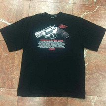 Men&#39;s Arme 357 BLLD Black Crewneck Fashion Tee Shirt - $49.00