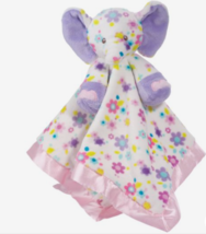 Douglas Lil Snuggler Elephant Baby Security Blanket Lovey Purple Pink Flower - £55.38 GBP