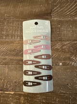 Salon Quality 10 Pc Multicolor Snap Clips - $234.63 MXN